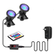 thumbnail image 1 of Luz de fuente Luz de estanque bajo el agua Impermeable con control remoto Multicolor ajustable Zhivalor CPB-US-DYP669-1, 1 of 5