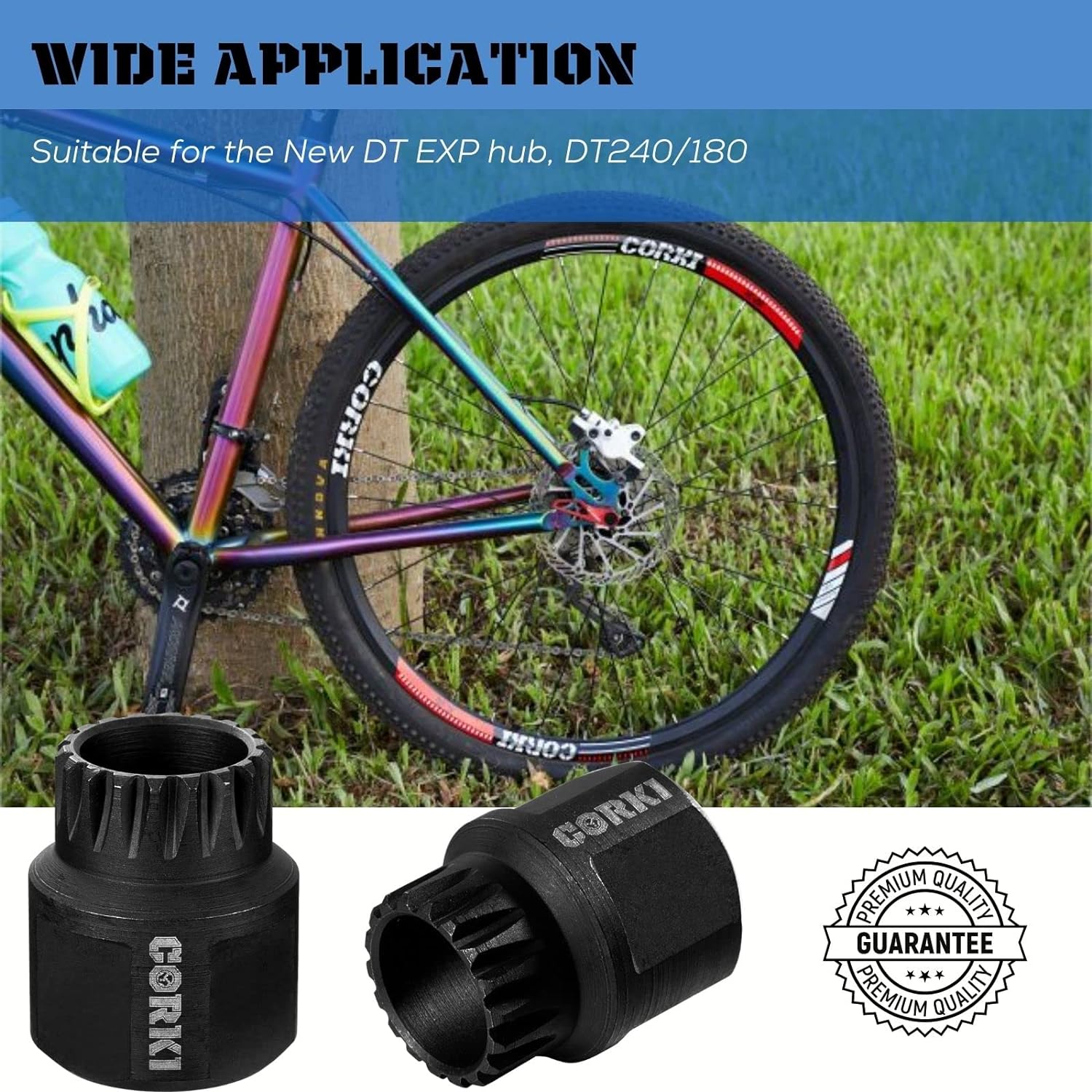 DT Swiss EXP Rear Hub Tool Kit : GRQUSTO Bike Ring Nut Tool - Cycles Rear Hub Lock