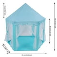 thumbnail image 4 of Hexagon Playhouse Castle Tent Children Princess Castle Tent Fairy Play Tents for Kids Indoor or Outdoor Games, 4 of 7