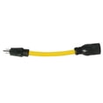 thumbnail image 2 of Prime Bulldog Tough AD110801L - Power connector adapter - NEMA 5-15 (F) to NEMA 5-15 (M) - AC 110 V - 30.5 cm - molded - yellow, 2 of 2