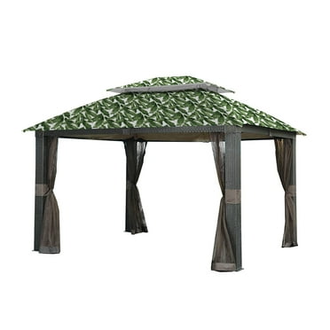 Garden Winds Replacement Canopy Top Cover for the Revella Gazebo -Standard 350 - Palm