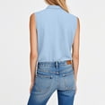thumbnail image 5 of Cotton Linen Tank Tops for Women Button Down Sleeveless Shirt Gauze Breathable Blouses, S, 5 of 6
