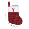 thumbnail image 5 of Xuniizn Personalized Christmas Stockings with Initials - Custom Embroidered Stocking Set, Luxury Velvet Xmas Stockings for Family, Holiday Christmas Decorations, Red, New Model T, 5 of 5
