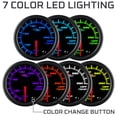 thumbnail image 4 of GlowShift | 2-1/16 (52mm) Tinted 7 Color Series Differential Temperature Gauge for Cars and Trucks, 4 of 6