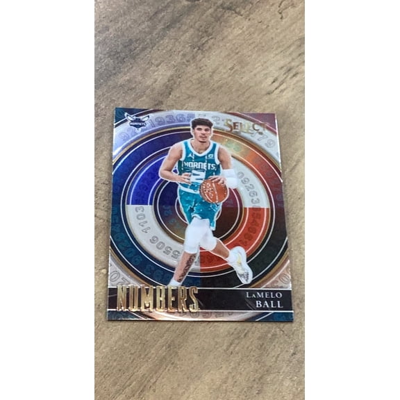 LaMelo Ball 2020-21 Panini Select - Select Numbers 1 trading card