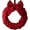Red, variant on Dalrosia Christmas Velvet Wreath 12" Christmas Wreaths for Front Door Velvet Christmas Wreath Ornament with Bow for Christmas Party Table Fireplaces Walls Porch New Years Home Decoration