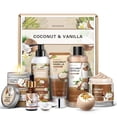 thumbnail image 1 of Set de regalo LUCOTIYA Vanilla Coconut Spa con 8 piezas para mujer, 1 of 7