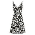 thumbnail image 1 of Drppepioner Robe Décontractée pour Femmes à Col en V d'Été, Dos Nu, Imprimée, Robe Maxi pour la Plage, 1 of 3