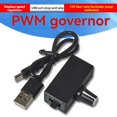 thumbnail image 4 of PWM Speed Controller 12V 4Pin PWM Fan Governor USB TYPE-C Power Supply DIY Watercooling Cooler with 1 to 2 Adapter Cable, 4 of 9