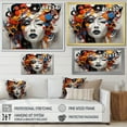 thumbnail image 4 of Designart "Transcendent Contrasts Opt Art painting II" Modern Floater Framed Wall Art Living Room, 4 of 7