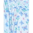 thumbnail image 4 of Casual Nights Women's Long Floral & Lace Henley Nightgown, 4 of 4