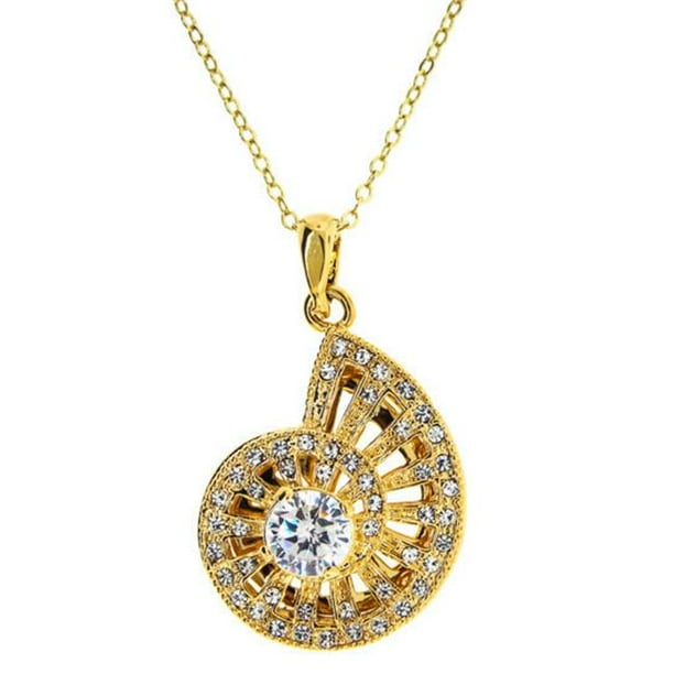 Nautilus shell hotsell pendant
