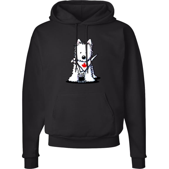 Inktastic Canada Day Westie Adult Hoodie Sweatshirt