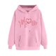 thumbnail image 1 of Fuera Del Hombro Manga Larga Tops para las Mujeres Impreso Sudadera con Capucha Cuello Redondo Sudadera Casual, Invierno Cálido Top para el Club de Trabajo Y el Uso Diario, 1 of 8
