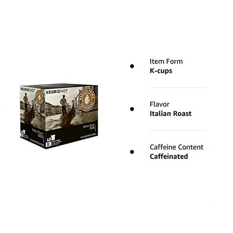 Barista Prima Decaf Italian Roast K-Cup Coffee 72 Count 