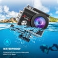 thumbnail image 3 of Campark Action Camera 4K 20MP Waterproof Sport Cam Underwater HD Video Vlogging Camera WiFi EIS 170° Wide Angle Record, 3 of 8
