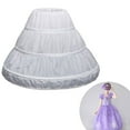 thumbnail image 4 of Yokua Children Princess Skirt Petticoat Girls Wedding Dress with Hoop Skirts Accessori, 4 of 15