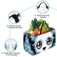 thumbnail image 3 of Pixel Dog Large Capacity Reusable Oxford Cloth Grocery Basket - Foldable Shopping Bag for Picnics & Shopping, 3 of 7
