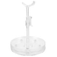 thumbnail image 6 of CRILSTYLEO Doll Holder Acrylic Transparent Rotating Display for Doll Collectors 1Pcs, 6 of 8