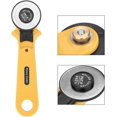 thumbnail image 2 of Straight Handle Rotary Cutter Flexible Blade Fabric Leather Cutting Tool Homemade Craft Sewing Accessory, 45mm 28mm 2pcs, 2 of 4