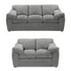 thumbnail image 1 of Sala 3-2 TRINITY Aston 2 piezas ( Sofá, Love Seat ) Gris Para Sala, 1 of 12