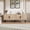 Natural, variant on 66'' Farmhouse TV Stand with 2 Storage Spaces, 4 Doors Entertainment Center with Adjustable Shelves, TV Consoles Cabinet for Living Room Bedroom, Chestnut