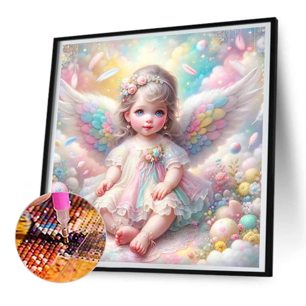 DCIDBEI (50x40) Africana Diamond Painting Kit Completo Para Adultos, 5D Pintura Diamante Niños DIY Ronda Piedra,Diamante Arte Para Inicio Decoración Bordado -Belleza Mujer Con Velo De Colores