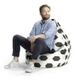 thumbnail image 2 of Gouchee Home Fussball Cotton Bean Bag Chair – Oeko-Tex Certified Fabric with Polystyrene Bead Filling, Comfortable Lounge Seating with Zipper Closure for Easy Refill, Suitable for Adults and Teens, 2 of 8