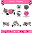 thumbnail image 2 of DolliBu Happy Mother's Day Super Soft Plush Sitting Floppy Husky Figure - Cute Stuffed Animal with Pink Heart Message for Best Mommy, Grandma, Wife, Daughter - Cute Dog Pet Plush Toy Gift - 7.5" Inch, 2 of 6