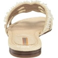 thumbnail image 3 of Sam Edelman Bay Modern Ivory Perla Slides Open Toe Slip On Leather Flats Sandals (Modern Ivory Perla, 10.5), 3 of 6