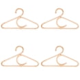thumbnail image 1 of 4X Rattan Clothes Hanger Style Kids Garments Organizer Rack Children Hanger Kids Room Decoration Hanger for Clothes, 1 of 5
