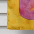 thumbnail image 4 of Carolines Treasures BB8252CHF Mason Jar Cocktail Yellow Polkadot Flag Canvas House Size , Large, Multicolor, 4 of 4