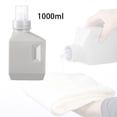 thumbnail image 4 of 3xBote De Lavandería Con Etiqueta Gran Capacidad Para Detergente Uso Doméstico Gris 1000ML, 4 of 8