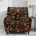 thumbnail image 2 of Yuyamidu Mushroom Print Reclining Chair Covers 4 Pieces Comfortable Recliner Sofa Slipcovers with Pocket Easy to Install Furniture Protector for Living Room Gift for Housewarming, 2 of 8