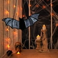 thumbnail image 4 of Fairnull Halloween Bat Decoration Metal Chain Stained Glass Suncatcher Indoor Window Wall Hanging Bat Decor Party Supplies, 4 of 10