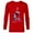 New Red, variant on Disney Junior T.O.T.S. Irresistibly Cute  - Long Sleeve T-Shirt for Men- Customized-White