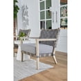 thumbnail image 3 of Pemberly Row 28.5" Teak Rope Weave Outdoor Club Chair in Dove, 3 of 16