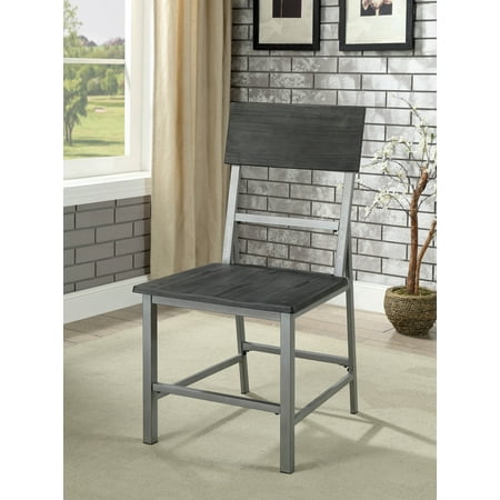 Ballard Office Set - Furniture of America Ballard Industrial Side Chairs, Set of 2