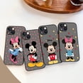 thumbnail image 2 of Case for iPhone Apple 14 13 11 12 MINI Pro XS Max XR X 7 8 SE 2022 2020 6 6S Plus Case Funda Mickey Minnie Mouse Anime Cartoon, 2 of 5
