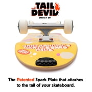 The Original Tail Devil - Make Your Skateboard Spark - Tail Devil Spark Plate - Black