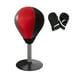 thumbnail image 4 of Saco de boxeo de escritorio, pelota de boxeo, equipo deportivo, pelota para entrenamiento de sparring, MMA rojo negro y guantes, 4 of 9