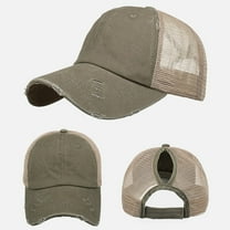 Holzkary Original Classic Baseball Cap Golf Dad Hat Cotton Hats Men Women Mesh Trucker Hat Baseball Cap Uni Men Women Solid Color Sun Hat Adjustable Baseball Cap Hip Hop Hat Khaki One Size