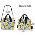 thumbnail image 3 of Lunch Bag Portable Crossbody Meal Bag Cooler Bag Insulated Lunch Bag Food Bag Handheld & Crossbody Design Sliced Lemon Yellow, 3 of 6