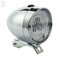 thumbnail image 2 of Gustave Bicycle Headlight Classic Vintage 3 LED Bike Light, Waterproof Mountain Bike Front Light Headlamp Fog Lamp, Silver, 2 of 9