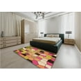 thumbnail image 4 of Ahgly Company Indoor Rectangle Patterned Bee Yellow Area Rugs, 5' x 7', 4 of 6