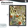 thumbnail image 4 of Stupell Industries Bohemian Walk With Me Blooms Black Floating Frame Canvas Art, 17 x 21, by Dani Heyward, 4 of 8