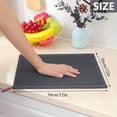 thumbnail image 4 of 6Pack 100% Cotton Waffle Weave Kitchen Dish Cloths, Ultra Soft Absorbent Quick Drying Dish Towels, 12 x 12 Inches, Dark Grey, 4 of 9