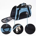 thumbnail image 5 of MuchL Transportín para gatos con lados suaves para gatos pequeños y medianos, cachorros, bolsa de viaje para perros pequeños, cómoda bolsa plegable portátil para mascotas aprobada por aerolíneas, 5 of 5