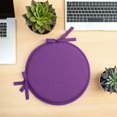 thumbnail image 4 of TAILTOSS 1Pcs Coussin Rond pour Chaise Éponge Violette pour Bureau, 4 of 8