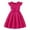 Hot Pink, variant on ZACPNCV Toddler Girls Tutu Dresses Party Formal Birthday Summer Puff Short Sleeve Tulle Little Girls Dress Hot Pink 3-4 Years
